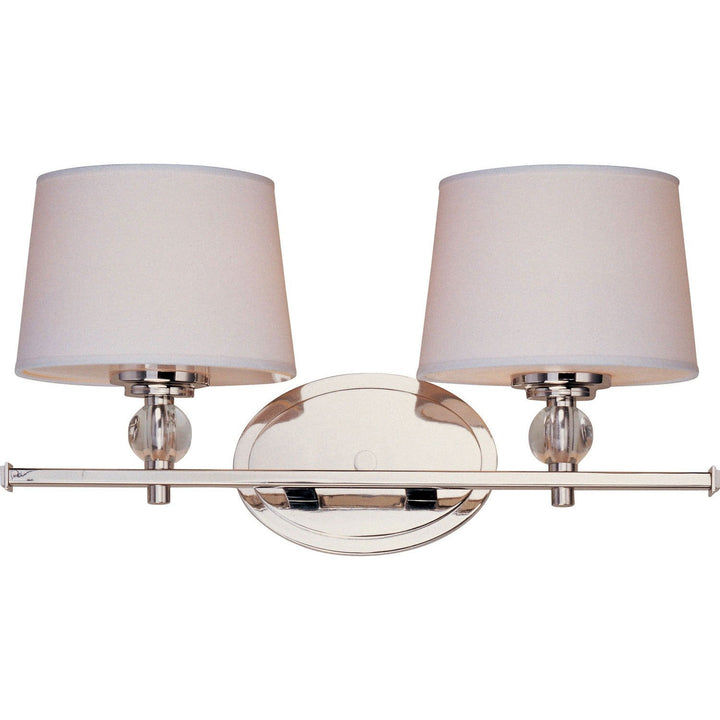 Maxim Rondo 12762WTPN Bath Vanity Light 17 in. wide - Polished Nickel