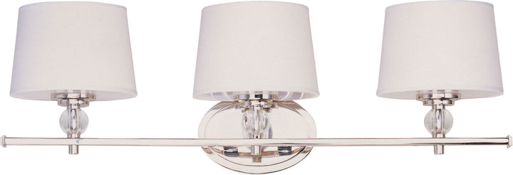 Maxim Rondo 12763WTPN Bath Vanity Light 27 in. wide - Polished Nickel