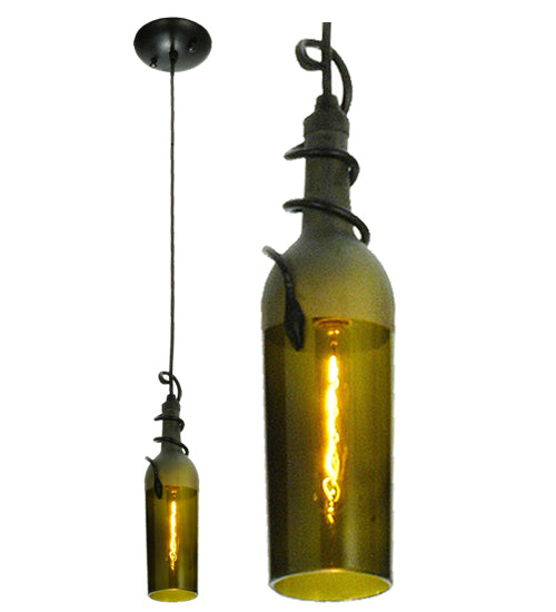 Meyda Tiffany Tuscan Vineyard 30637 Pendant Light - Green/Top Sandblasted Only