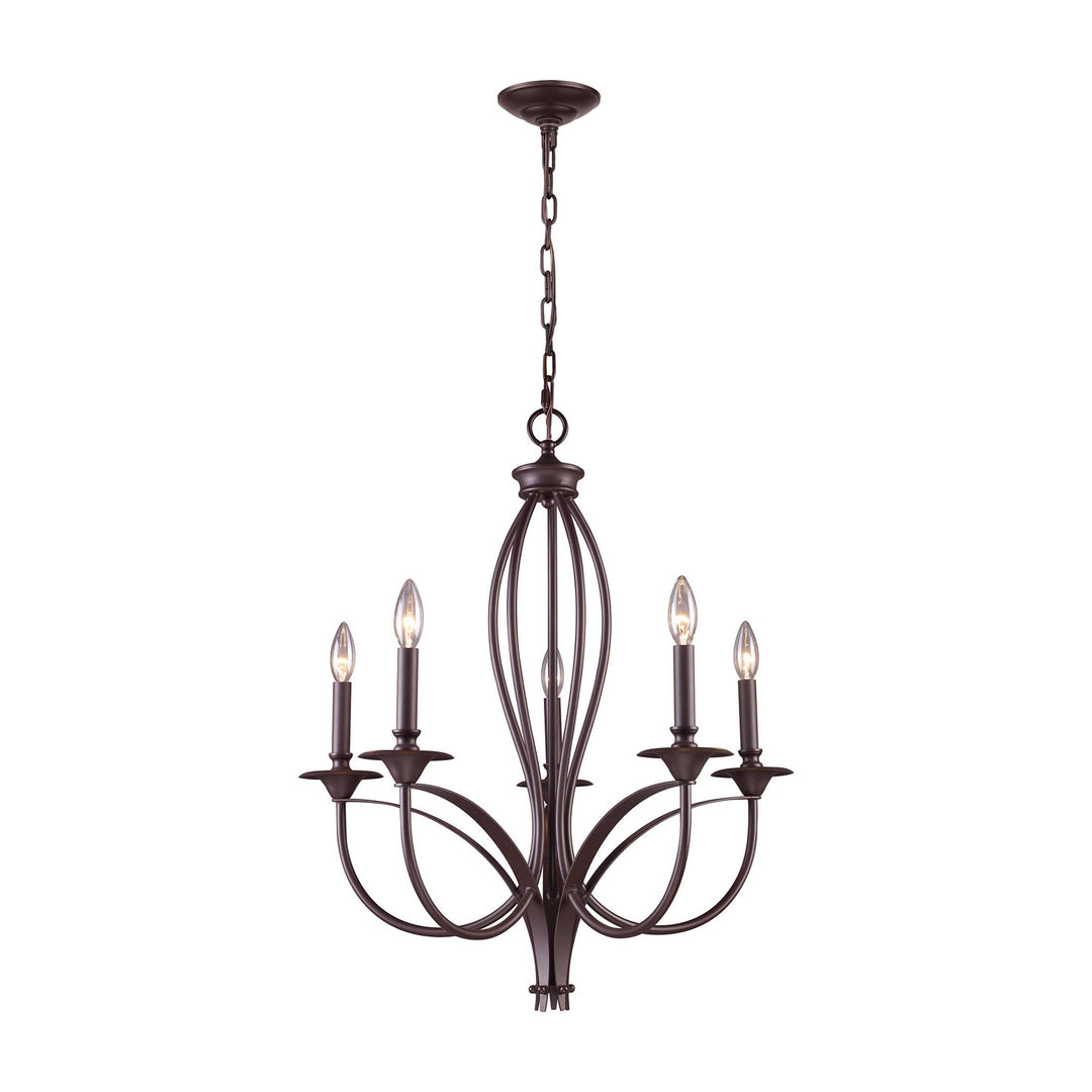 Elk Medford 61032-5 Chandelier Light - Oiled Bronze