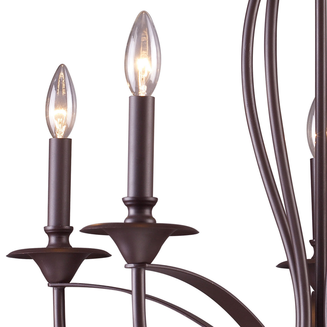 Elk Medford 61032-5 Chandelier Light - Oiled Bronze