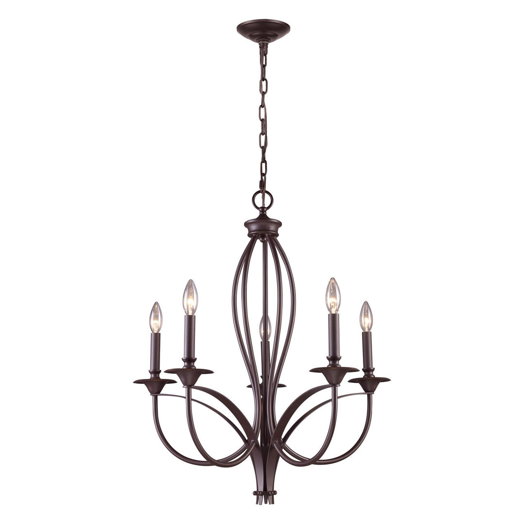 Elk Medford 61032-5 Chandelier Light - Oiled Bronze