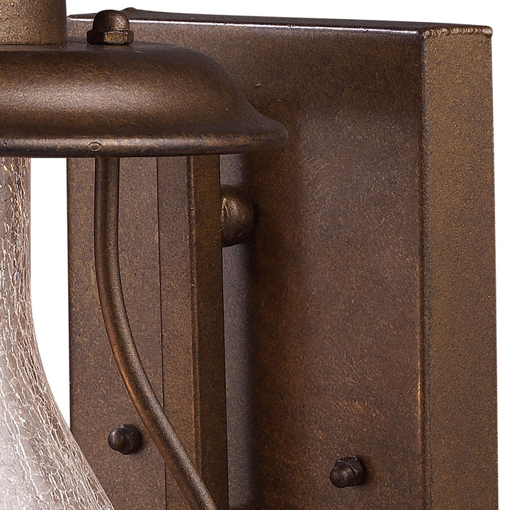 Elk Lighting 62005-1  Wikshire Outdoor Coffee Bronze