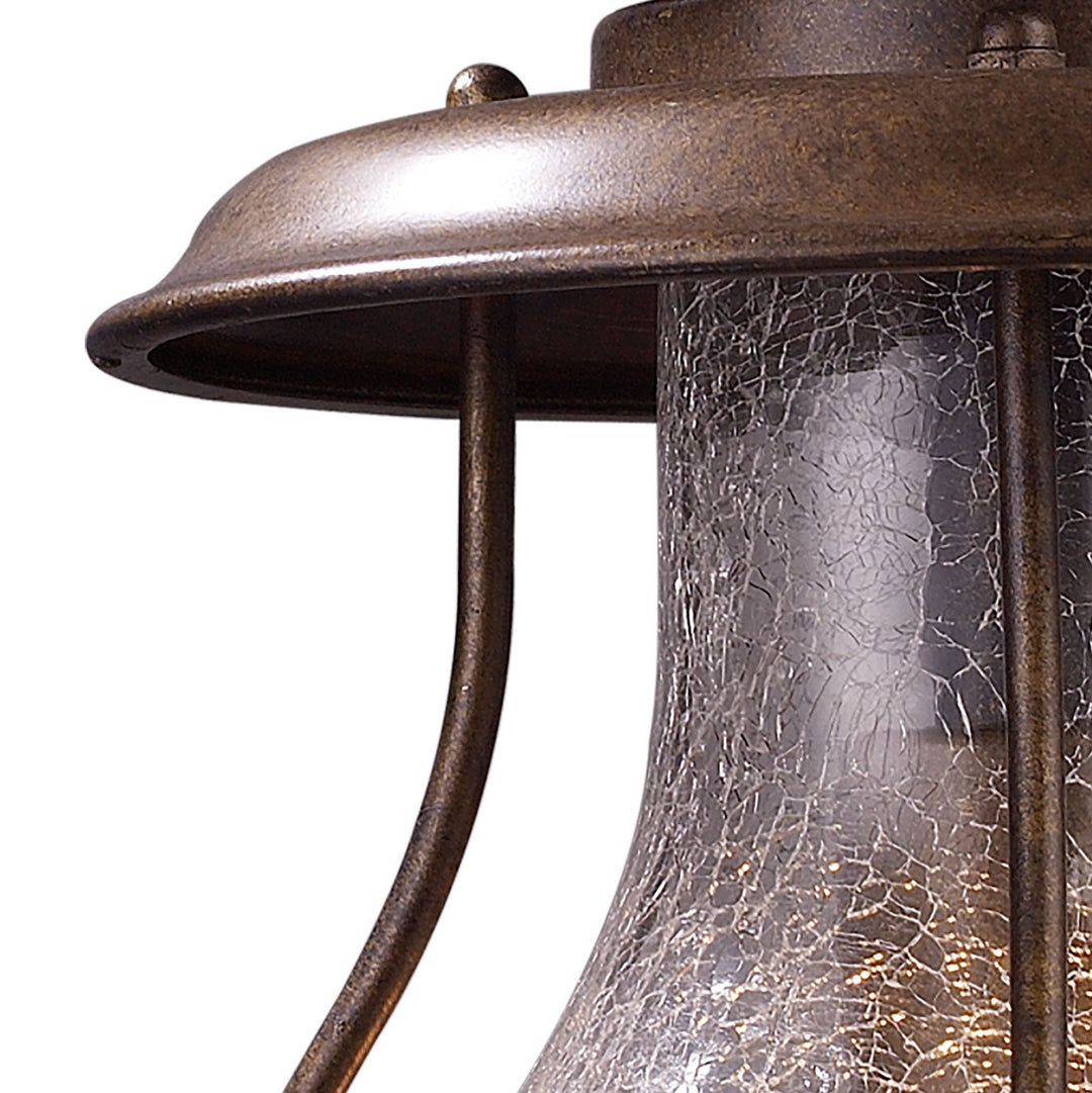 Elk Lighting 62006-1  Wikshire Outdoor Coffee Bronze