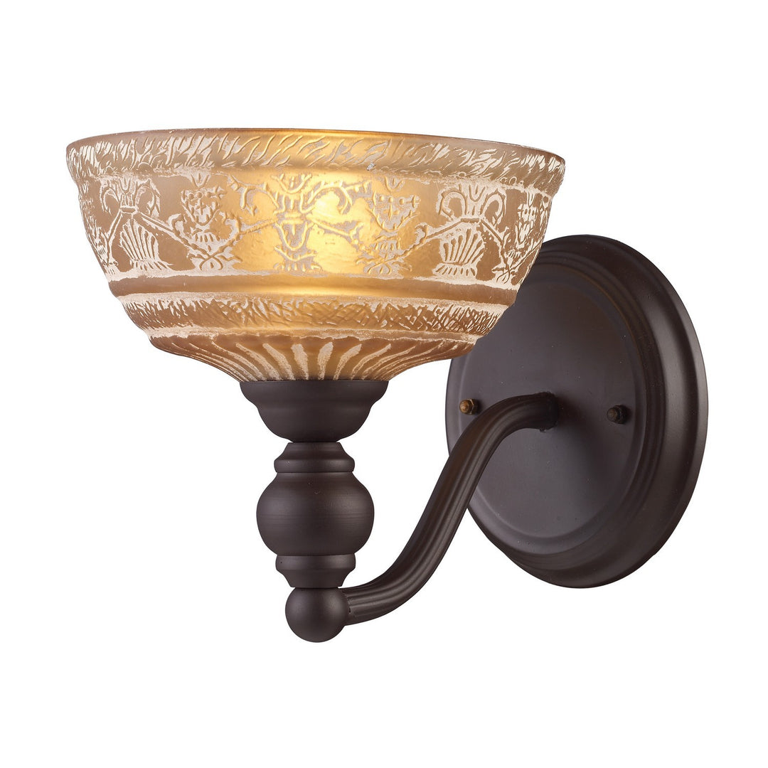 Elk Norwich 66190-1 Wall Sconce Light - Oiled Bronze