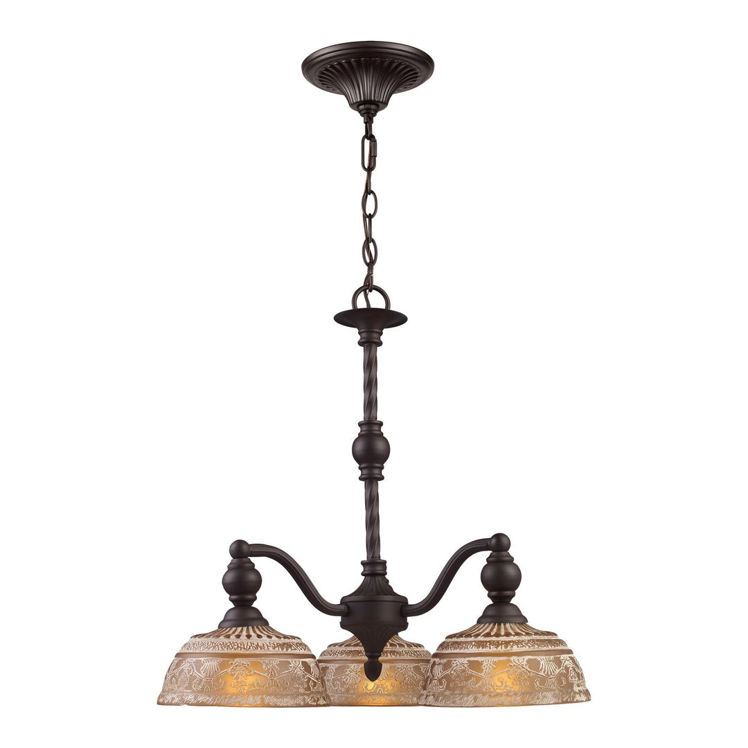 Elk Norwich 66196-3 Chandelier Light - Oiled Bronze