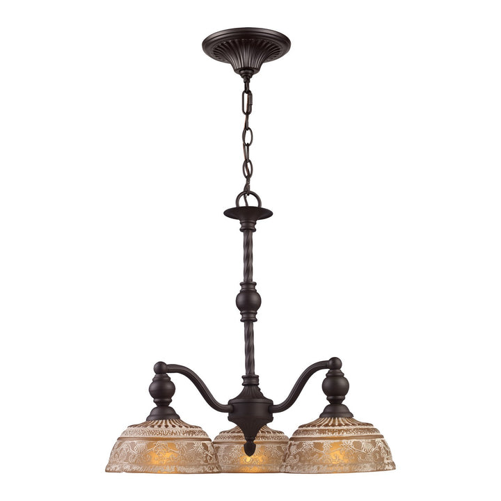 Elk Norwich 66196-3 Chandelier Light - Oiled Bronze