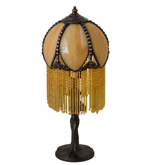 Meyda Tiffany Lighting 30657 Alicia One Light Table Lamp Lamp Bronze / Dark