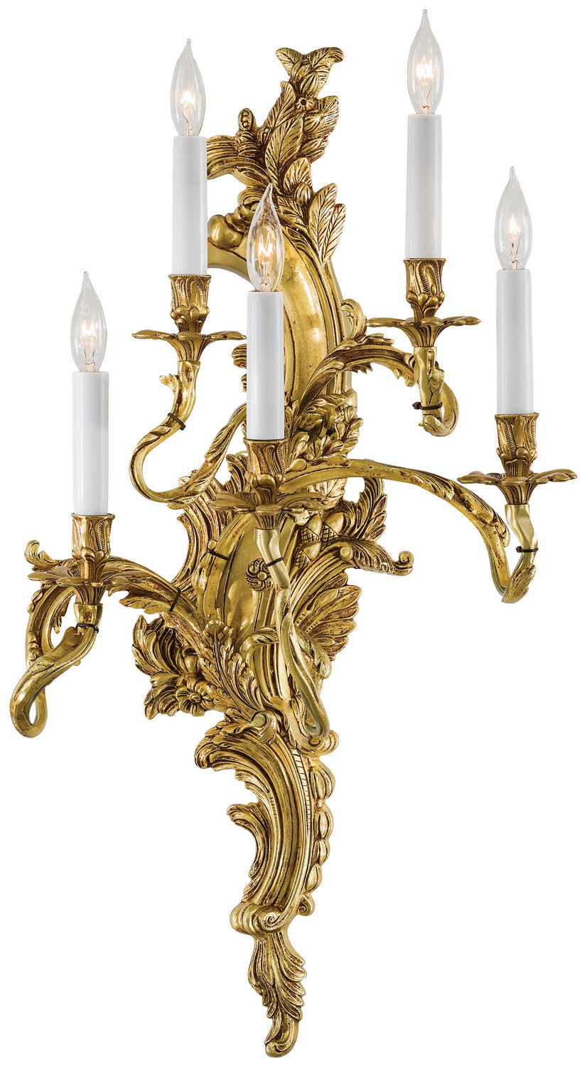 Metropolitan Metropolitan N2195-L Wall Light - Aged French Gold