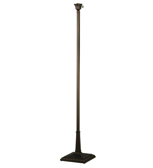 Meyda Tiffany Lighting 30842 Mission One Light Torchiere Utility Light Bronze / Dark