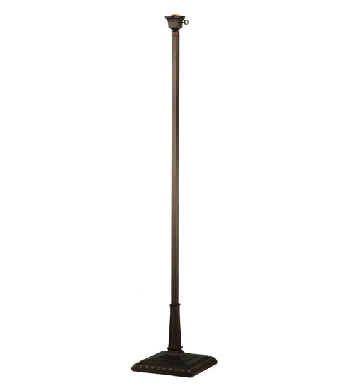 Meyda Tiffany Lighting 30842 Mission One Light Torchiere Utility Light Bronze / Dark