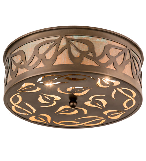 Meyda Tiffany Morning Glory 30854 Ceiling Light - Antique Copper,Verdigris