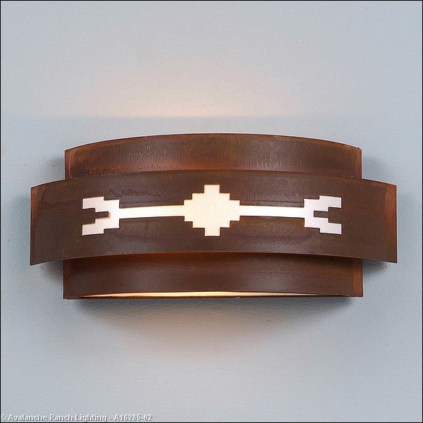 Avalanche Ranch Northridge-Del Rio A16285-02 Wall Light - Rust Patina