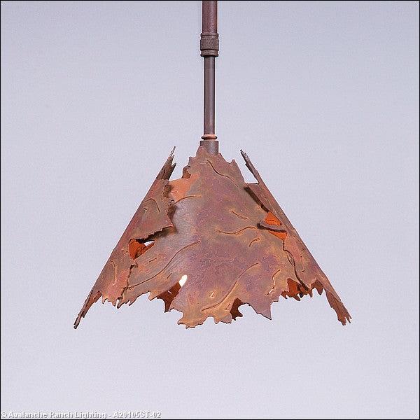 Avalanche Ranch Crestline Rust Patina A20105ST-02 Pendant Light - Rust Patina