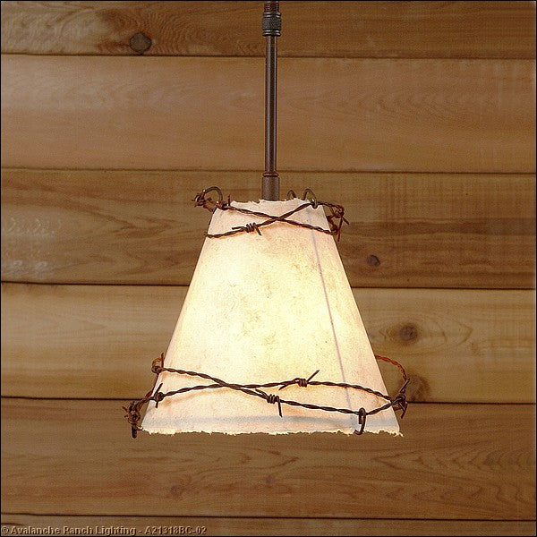 Avalanche Ranch Sunderland A21318BC-02 Pendant Light - Rust Patina