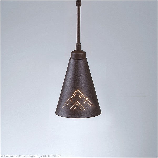 Avalanche Ranch Canyon Rustic Brown A24041ST-27 Pendant Light - Rustic Brown