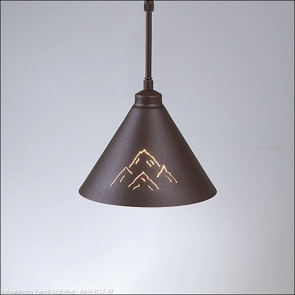 Avalanche Ranch Canyon Rustic Brown A24141ST-27 Pendant Light - Rustic Brown