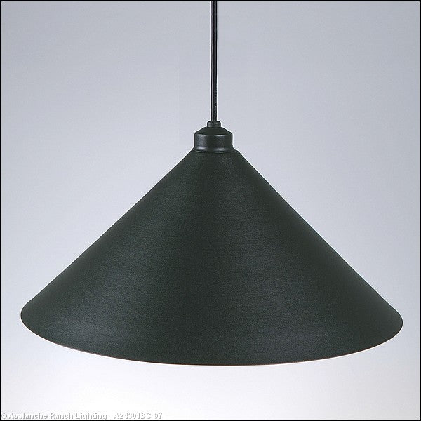 Avalanche Ranch Canyon Black Iron A24301BC-97 Pendant Light - Black Iron