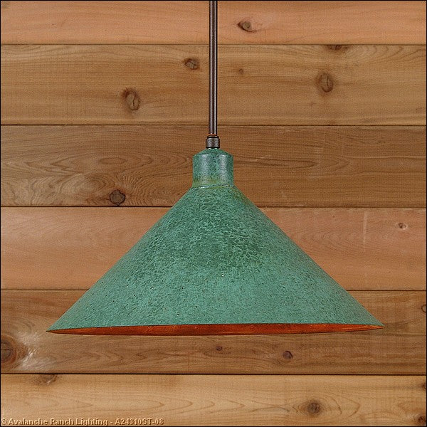 Avalanche Ranch Canyon Mossy Green/Rust Patina A24310ST-08 Pendant Light - Mossy Green/Rust Patina