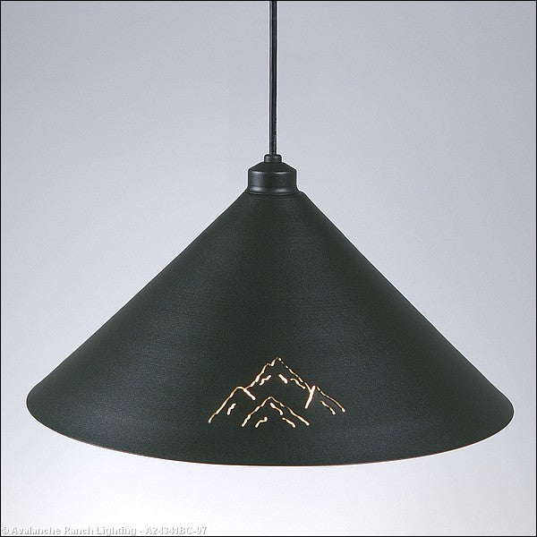 Avalanche Ranch Canyon Black Iron A24341BC-97 Pendant Light - Black Iron