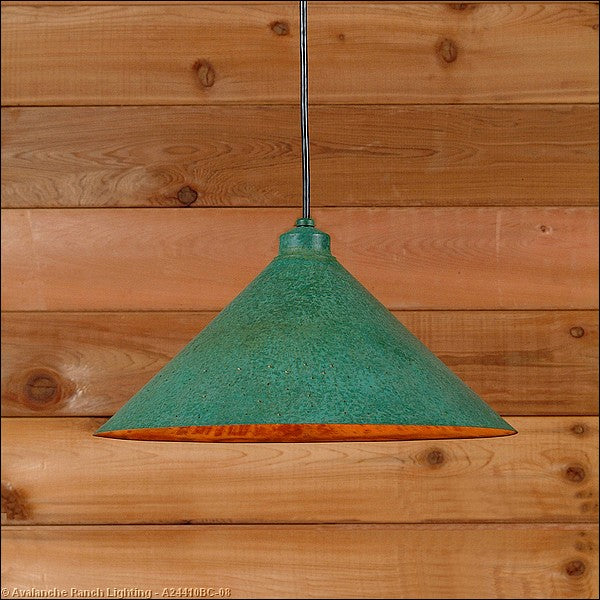 Avalanche Ranch Canyon Mossy Green/Rust Patina A24410BC-08 Pendant Light - Mossy Green/Rust Patina