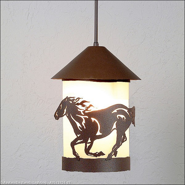 Avalanche Ranch Vista A25737ST-27 Pendant Light - Rustic Brown
