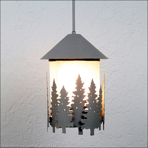 Avalanche Ranch Vista A25742ST-95 Pendant Light - Gray Metallic