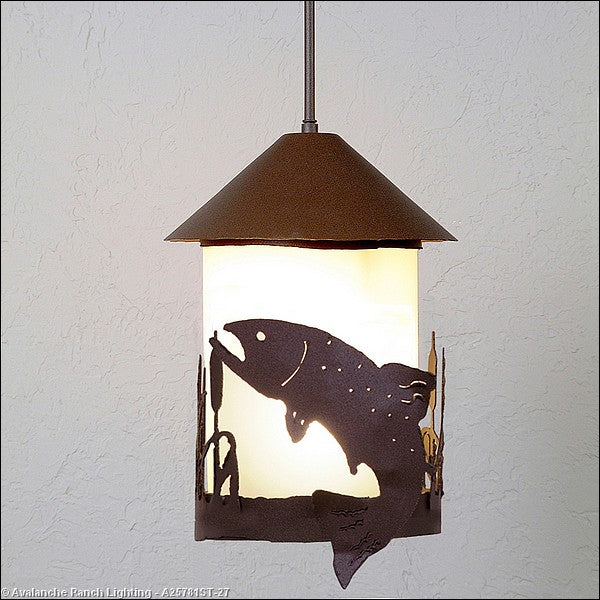 Avalanche Ranch Vista A25781ST-27 Pendant Light - Rustic Brown