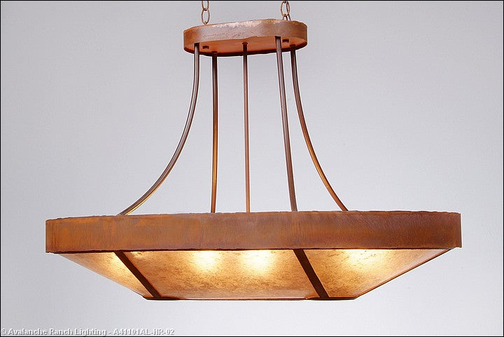 Avalanche Ranch Ridgemont-Rustic Plain Rust Patina A41101AL-HR-02 Pendant Light - Rust Patina