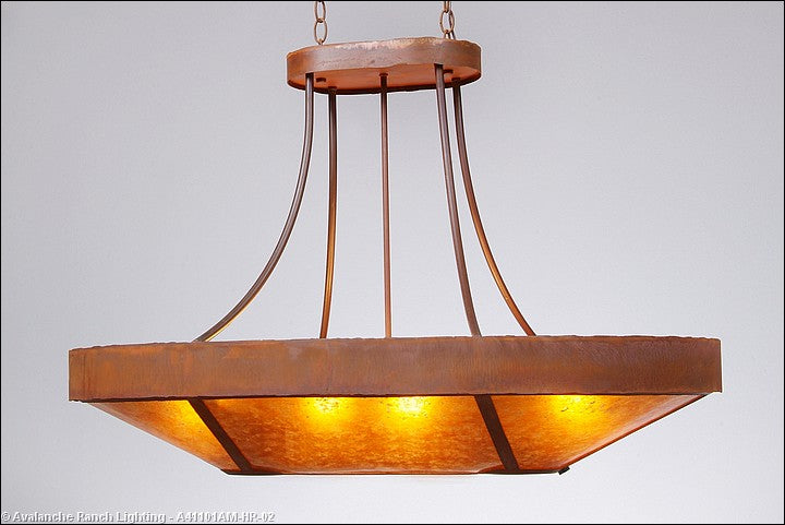 Avalanche Ranch Ridgemont-Rustic Plain Rust Patina A41101AM-HR-02 Pendant Light - Rust Patina