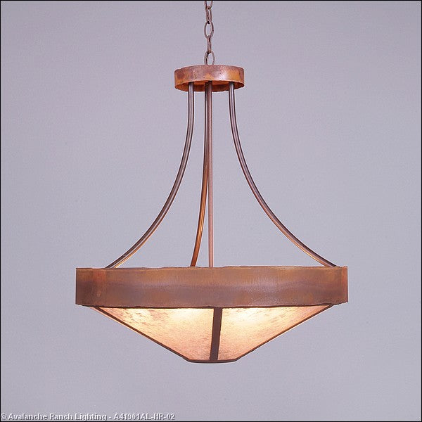 Avalanche Ranch Ridgemont-Rustic Plain Rust Patina A41901AL-HR-02 Pendant Light - Rust Patina