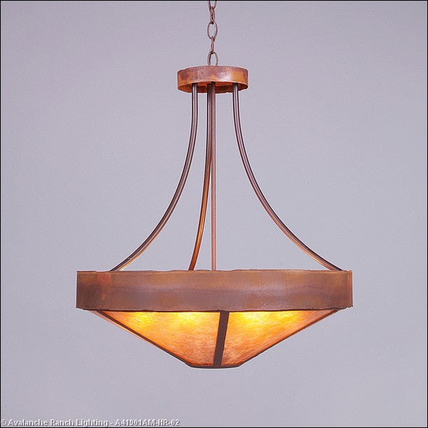 Avalanche Ranch Ridgemont-Rustic Plain Rust Patina A41901AM-HR-02 Pendant Light - Rust Patina