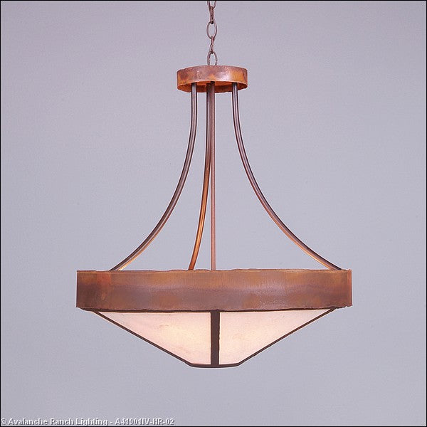 Avalanche Ranch Ridgemont-Rustic Plain Rust Patina A41901IV-HR-02 Pendant Light - Rust Patina