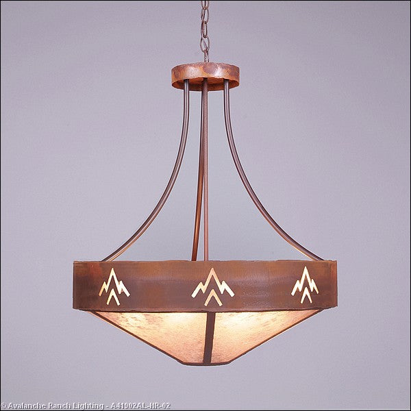 Avalanche Ranch Ridgemont-Deception Pass A41902AL-HR-02 Pendant Light - Rust Patina