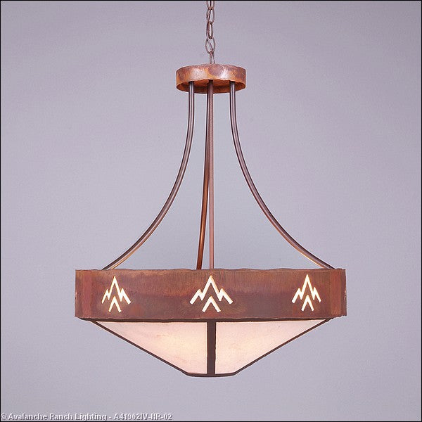 Avalanche Ranch Ridgemont-Deception Pass A41902IV-HR-02 Pendant Light - Rust Patina