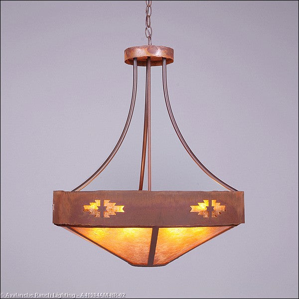 Avalanche Ranch Ridgemont-Pueblo A41984AM-HR-02 Pendant Light - Rust Patina