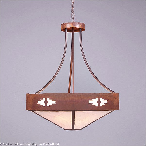 Avalanche Ranch Ridgemont-Pueblo A41984IV-HR-02 Pendant Light - Rust Patina