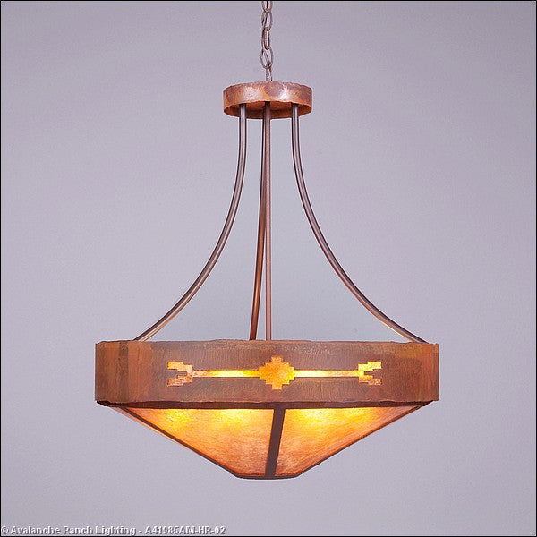 Avalanche Ranch Ridgemont-Del Rio A41985AM-HR-02 Pendant Light - Rust Patina