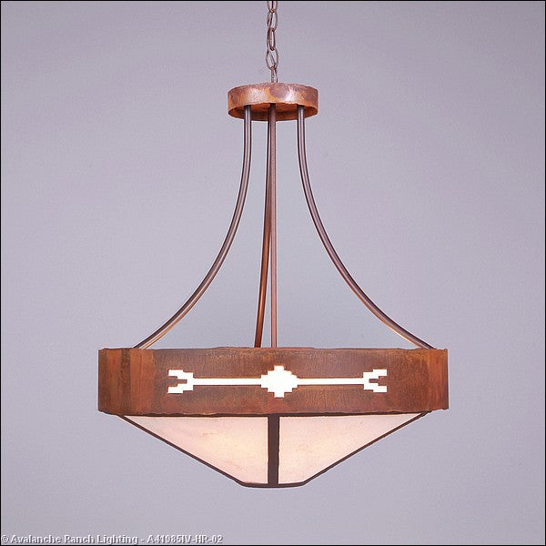 Avalanche Ranch Ridgemont-Del Rio A41985IV-HR-02 Pendant Light - Rust Patina