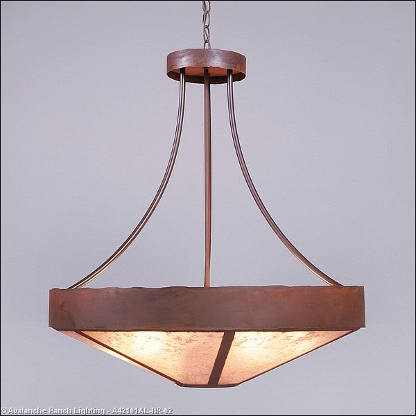 Avalanche Ranch Ridgemont-Rustic Plain Rust Patina A42101AL-HR-02 Pendant Light - Rust Patina