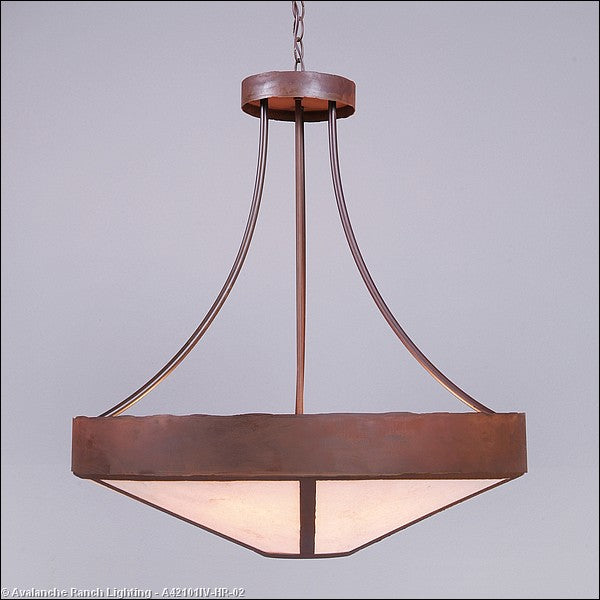 Avalanche Ranch Ridgemont-Rustic Plain Rust Patina A42101IV-HR-02 Pendant Light - Rust Patina