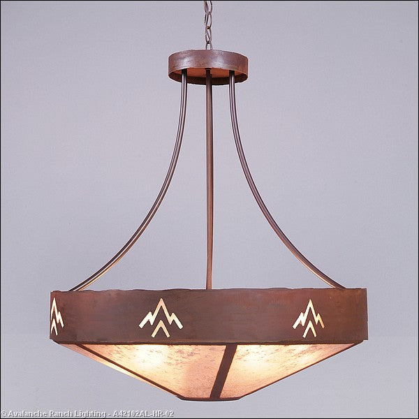Avalanche Ranch Ridgemont-Deception Pass A42102AL-HR-02 Pendant Light - Rust Patina