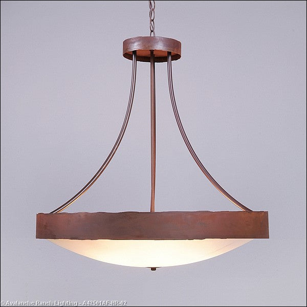 Avalanche Ranch Ridgemont-Rustic Plain Rust Patina A42501AF-HR-02 Pendant Light - Rust Patina