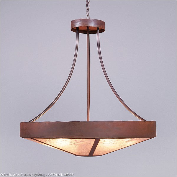 Avalanche Ranch Ridgemont-Rustic Plain Rust Patina A42501AL-HR-02 Pendant Light - Rust Patina