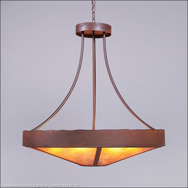 Avalanche Ranch Ridgemont-Rustic Plain Rust Patina A42501AM-HR-02 Pendant Light - Rust Patina