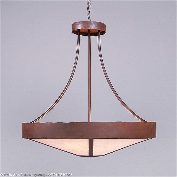 Avalanche Ranch Ridgemont-Rustic Plain Rust Patina A42501IV-HR-02 Pendant Light - Rust Patina