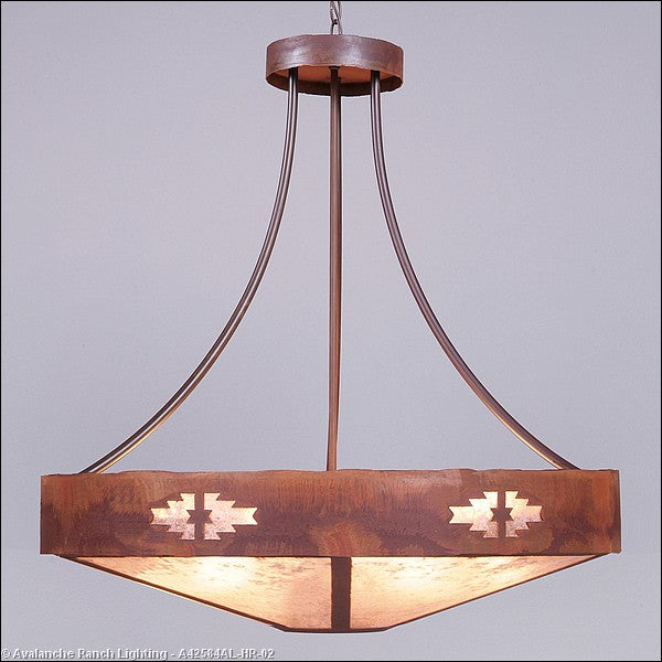 Avalanche Ranch Ridgemont-Pueblo A42584AL-HR-02 Pendant Light - Rust Patina