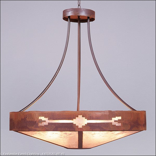 Avalanche Ranch Ridgemont-Del Rio A42585AL-HR-02 Pendant Light - Rust Patina