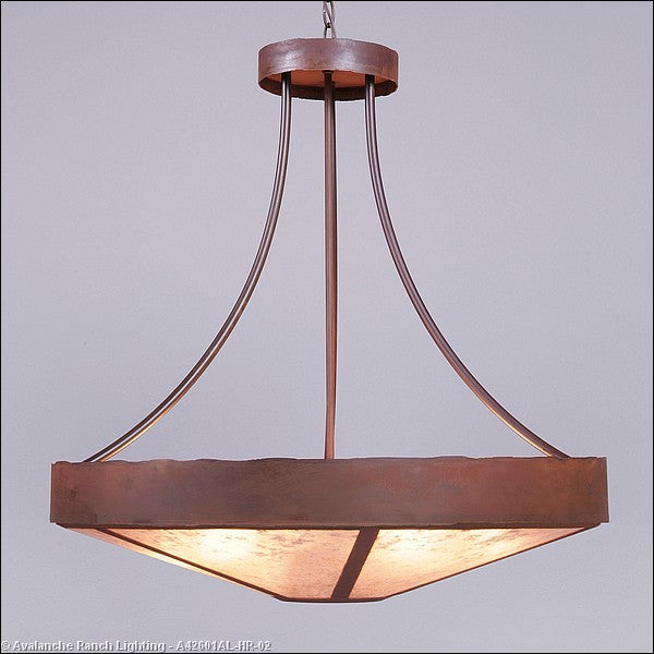 Avalanche Ranch Ridgemont-Rustic Plain Rust Patina A42601AL-HR-02 Pendant Light - Rust Patina