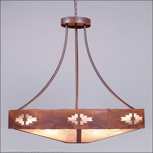 Avalanche Ranch Ridgemont-Pueblo A42684AL-HR-02 Pendant Light - Rust Patina